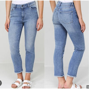 DL1961 Mara Ankle High Rise Instasculpt Straight Jeans in Newcastle Size 26